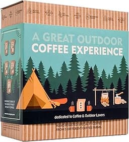 Coffret cadeau gourmet de café d'extérieur