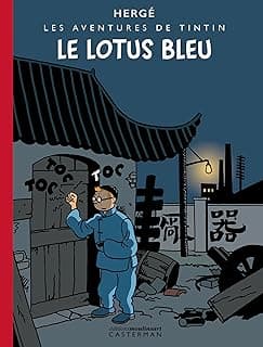 Le Lotus bleu: Édition noir et blanc colorisée
