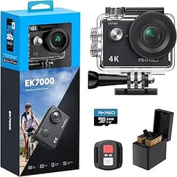 AKASO EK7000 Caméra Sport 4K 30fps étanche + microSD 64 Go