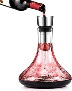 Glastal Carafe à décanter en verre Cristal