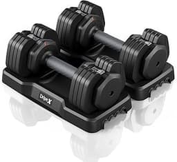 Dripex Haltères Réglables 2 à 24,5 kg