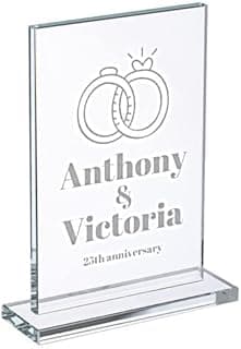 Trophée rectangulaire en verre gravé Wanapix