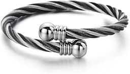 Bracelet acier minimaliste