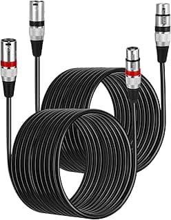 Pack 2 câbles XLR 10m