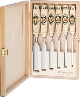 Coffret 6 ciseaux à bois Kirschen