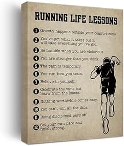 Toile inspirante encadrée